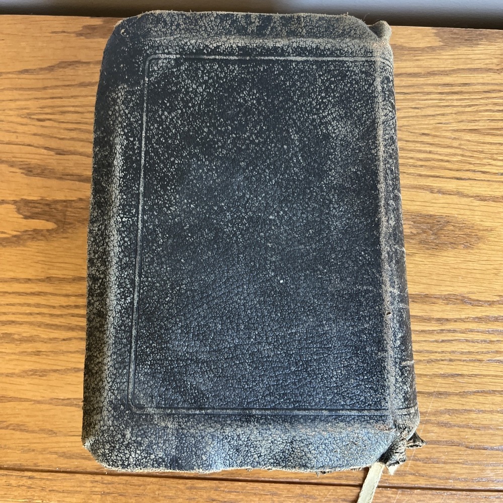 Vintage 1913 KJV Holy Bible Red Letter Master-Art Edition Leather Illustrated - Picture 4 of 16